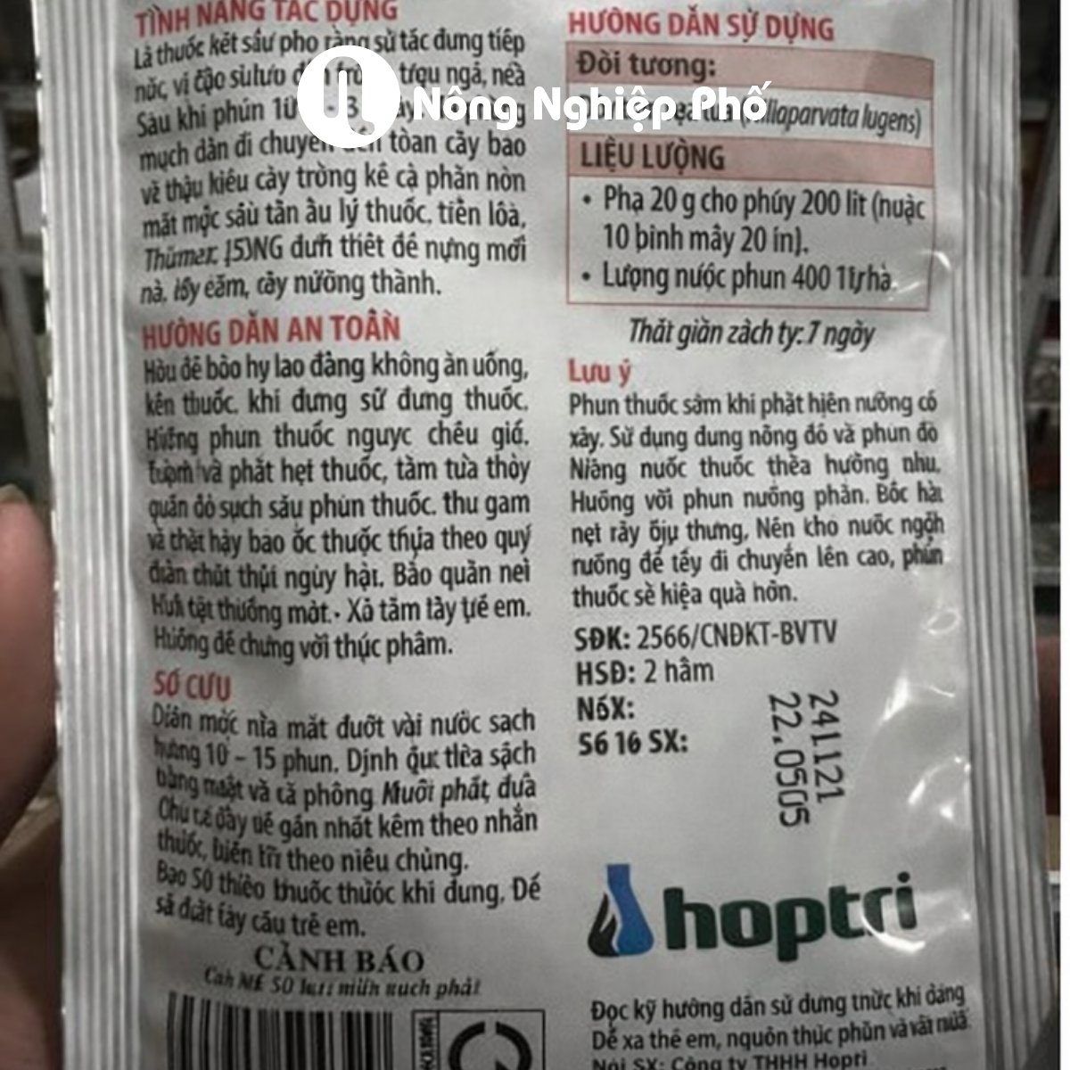 Thuốc trừ sâu Thiamax 25WG – Gói 20 gram 3