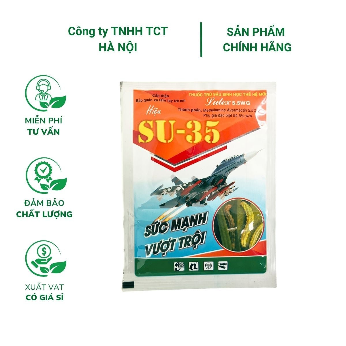 Thuốc trừ sâu sinh học SU 35 – Gói 10 gram