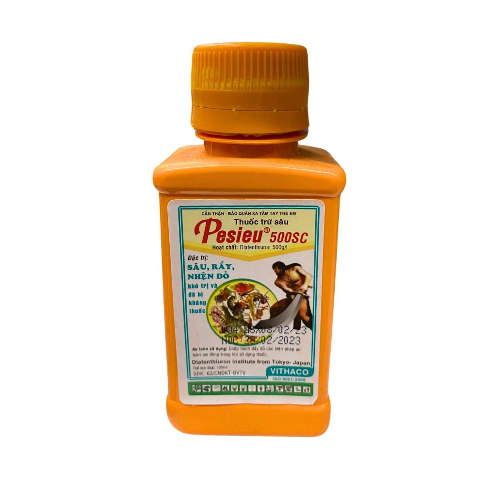 Thuốc trừ sâu rầy nhện đỏ Pesieu 500SC – Đặc trị sâu, rầy, nhện đỏ trên cây hoa hồng, hoa lan, các loại rau và cây ăn quả 2