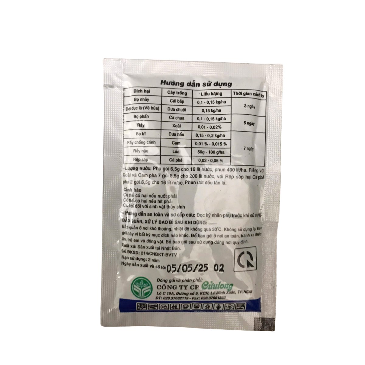 Thuốc trừ sâu Oshin 20WP – Gói 6.5 gram 3