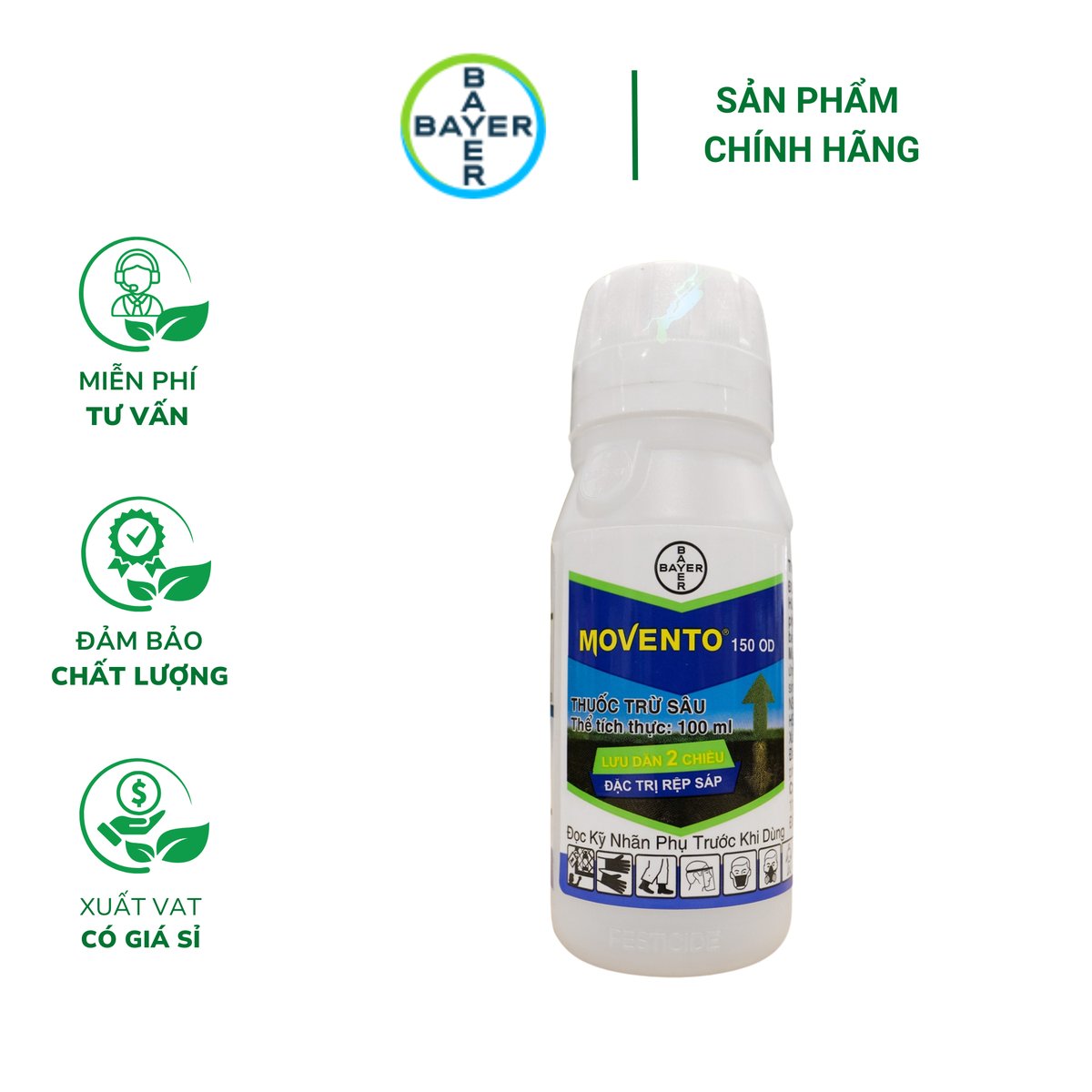 MOVENTO 150OD (100ml) – Đặc trị rệp sáp, bọ trĩ, sâu hại cây trồng