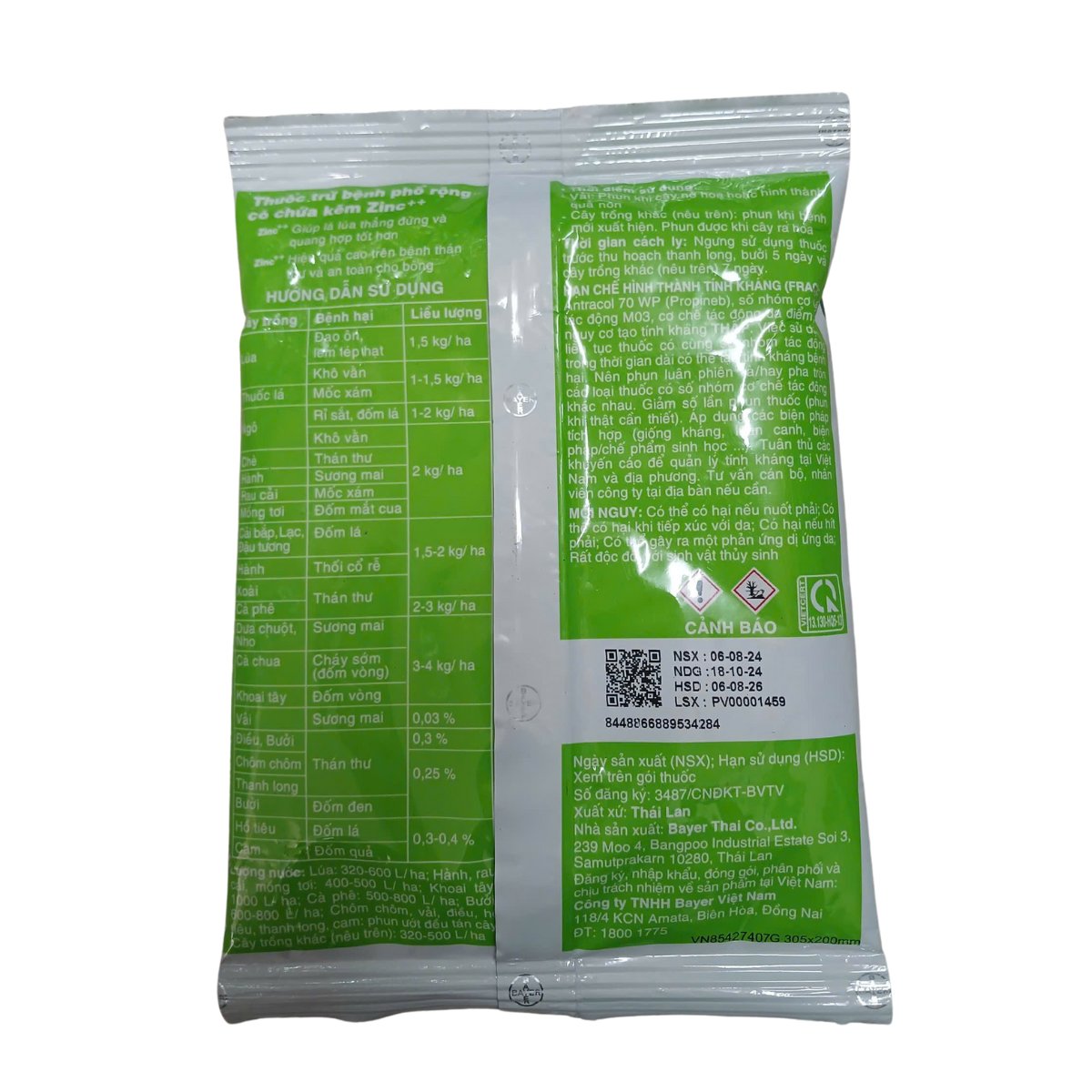 Antracol 70WP – Phòng ngừa nấm bệnh, tăng cường đề kháng cây trồng 3