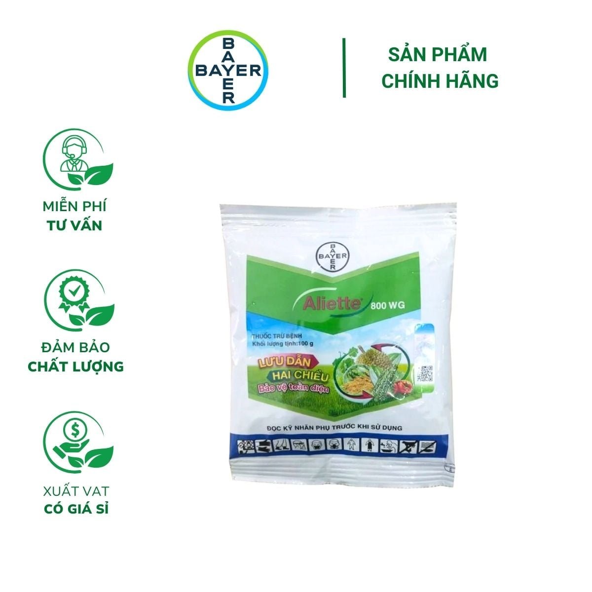 Đặc trị nấm bệnh trên cây trồng Aliette