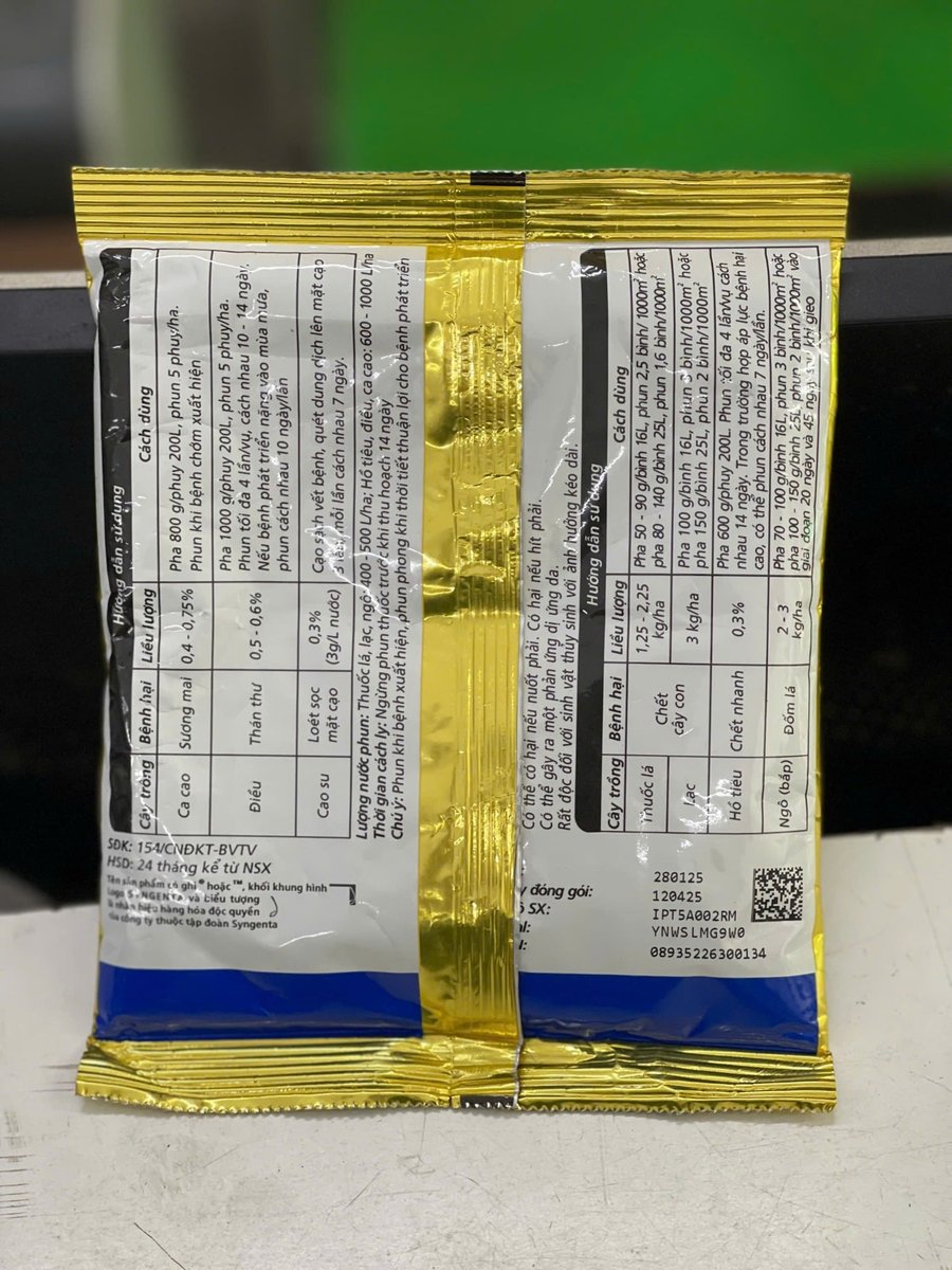 Ridomil Gold 68WG – Phòng trừ nấm bệnh, thối rễ, xì mủ cây trồng 3