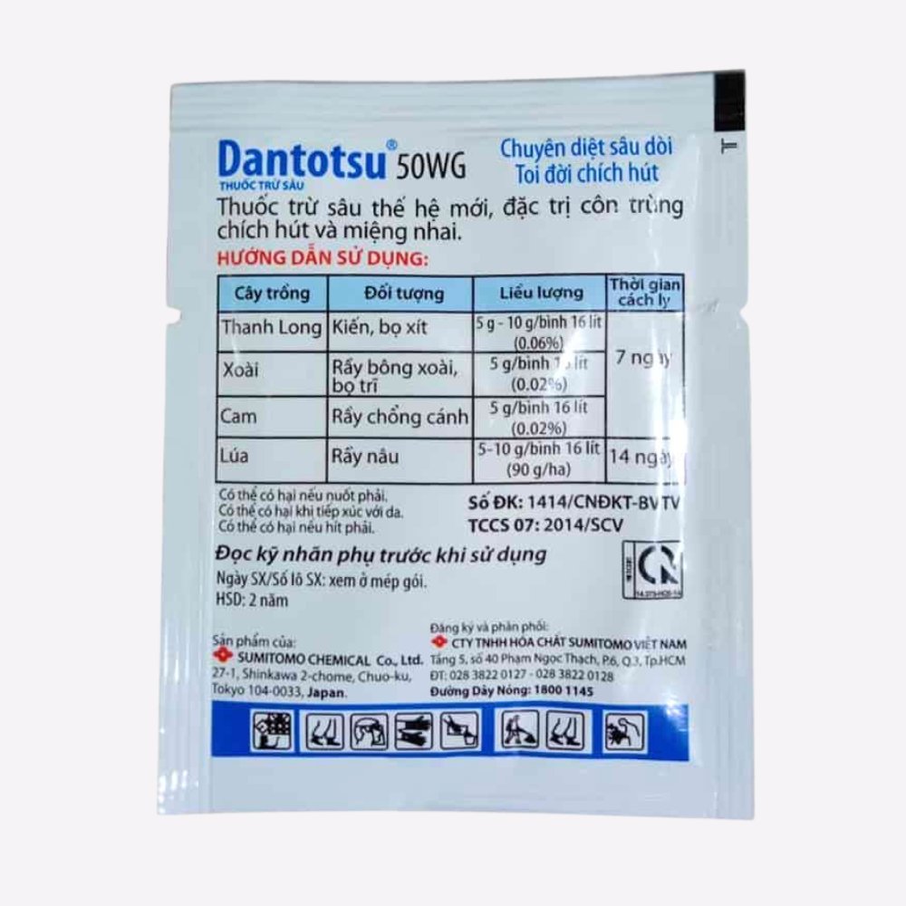 Thuốc diệt rầy DANTOTSU 50WG – Gói 5 gram 3