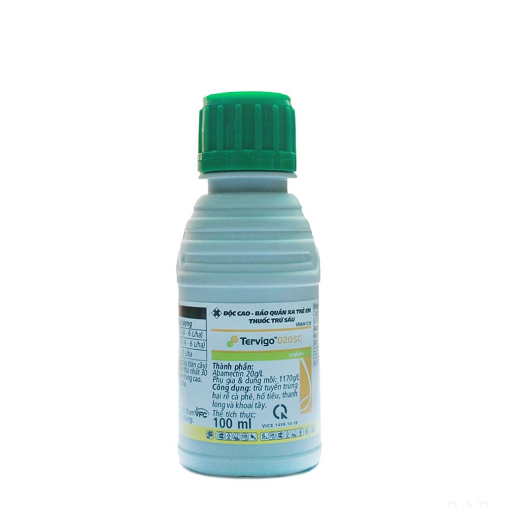 Tervigo 020SC (100ml) – Phòng ngừa tuyến trùng, ngăn thối rễ cây trồng, hoa kiểng 3