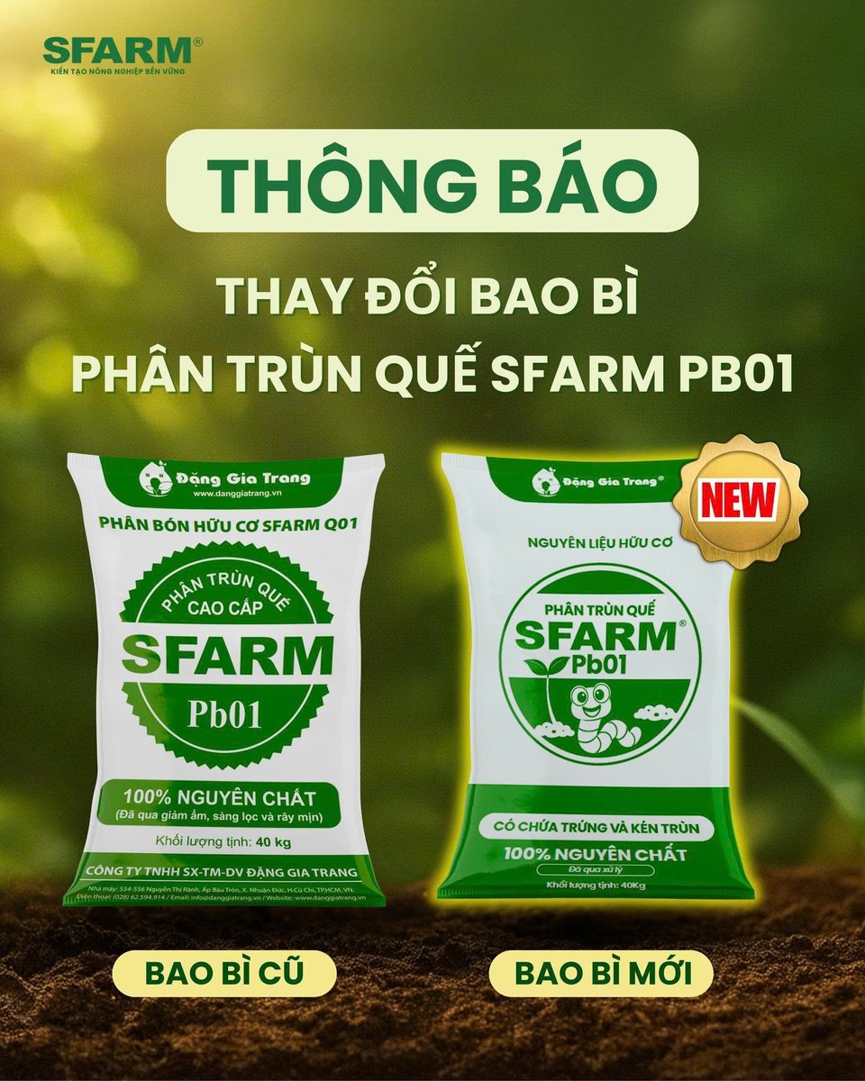 Phân trùn quế cao cấp Sfarm đã qua xử lý – Chuyên bón cho rau sạch, kiểng lá và hoa hồng 2