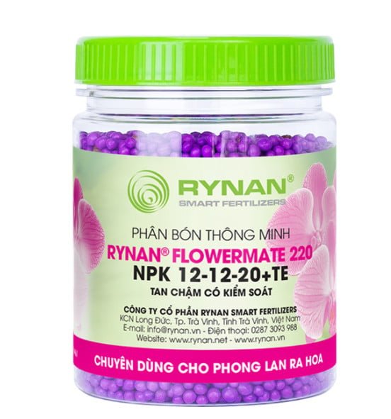 Phân tan chậm Rynan FM 220 ( 12-12-20 ) – Dưỡng hoa lâu tàn cho phong lan 2