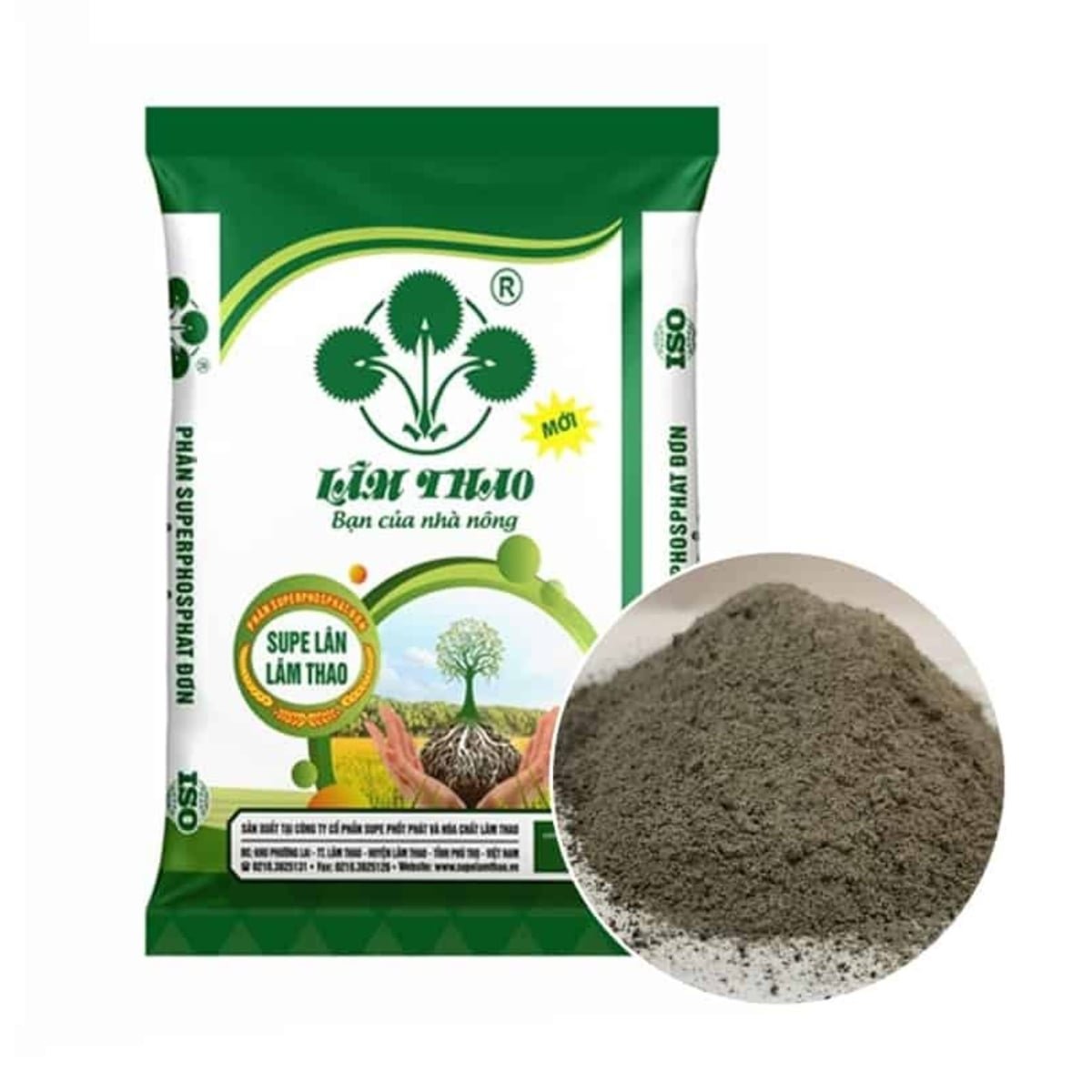 Phân lân Lâm Thao – Supe Lân (Bao 50kg) – Kích rễ mạnh, tăng đậu trái 2