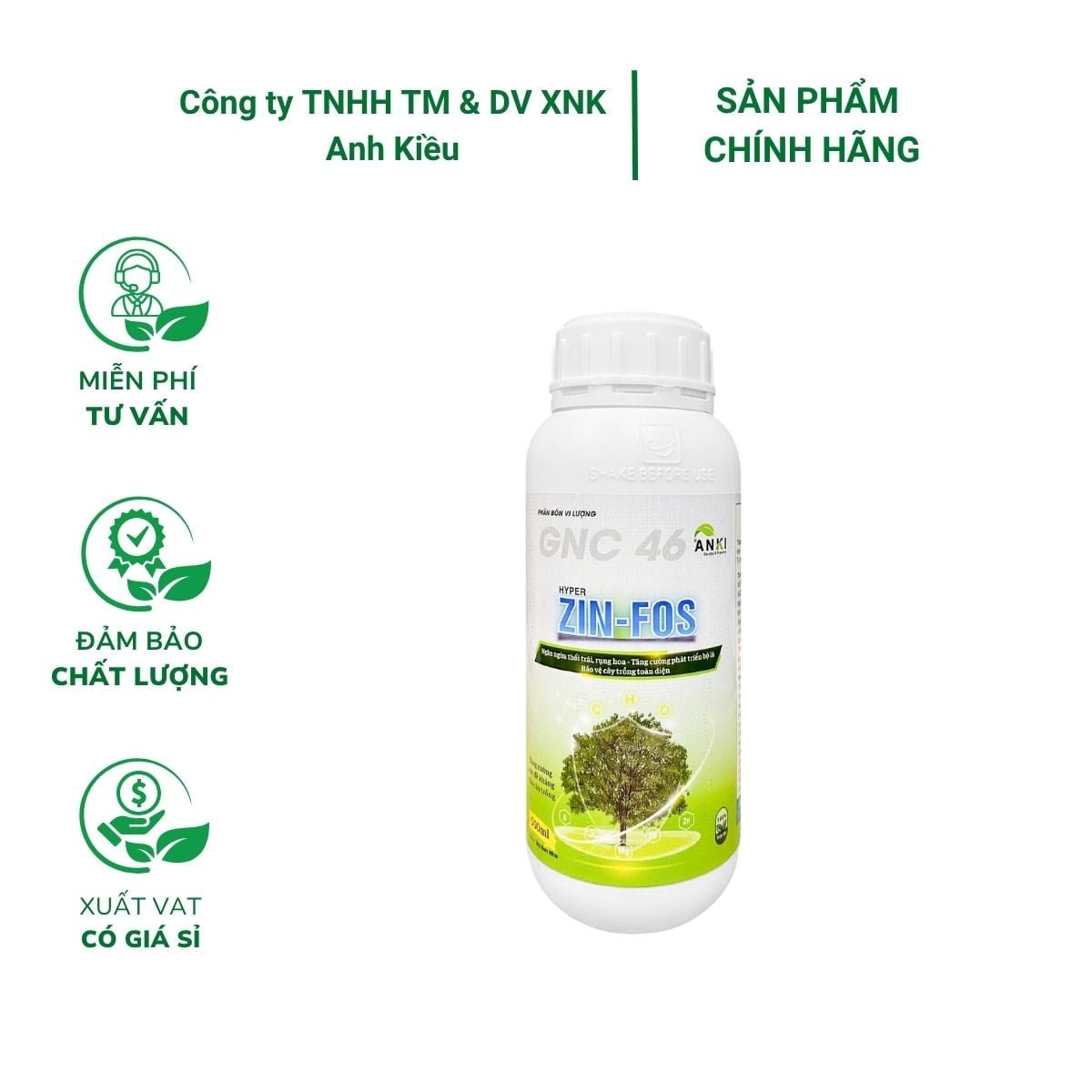 Phân bón ZINFOS 500ML ANKI