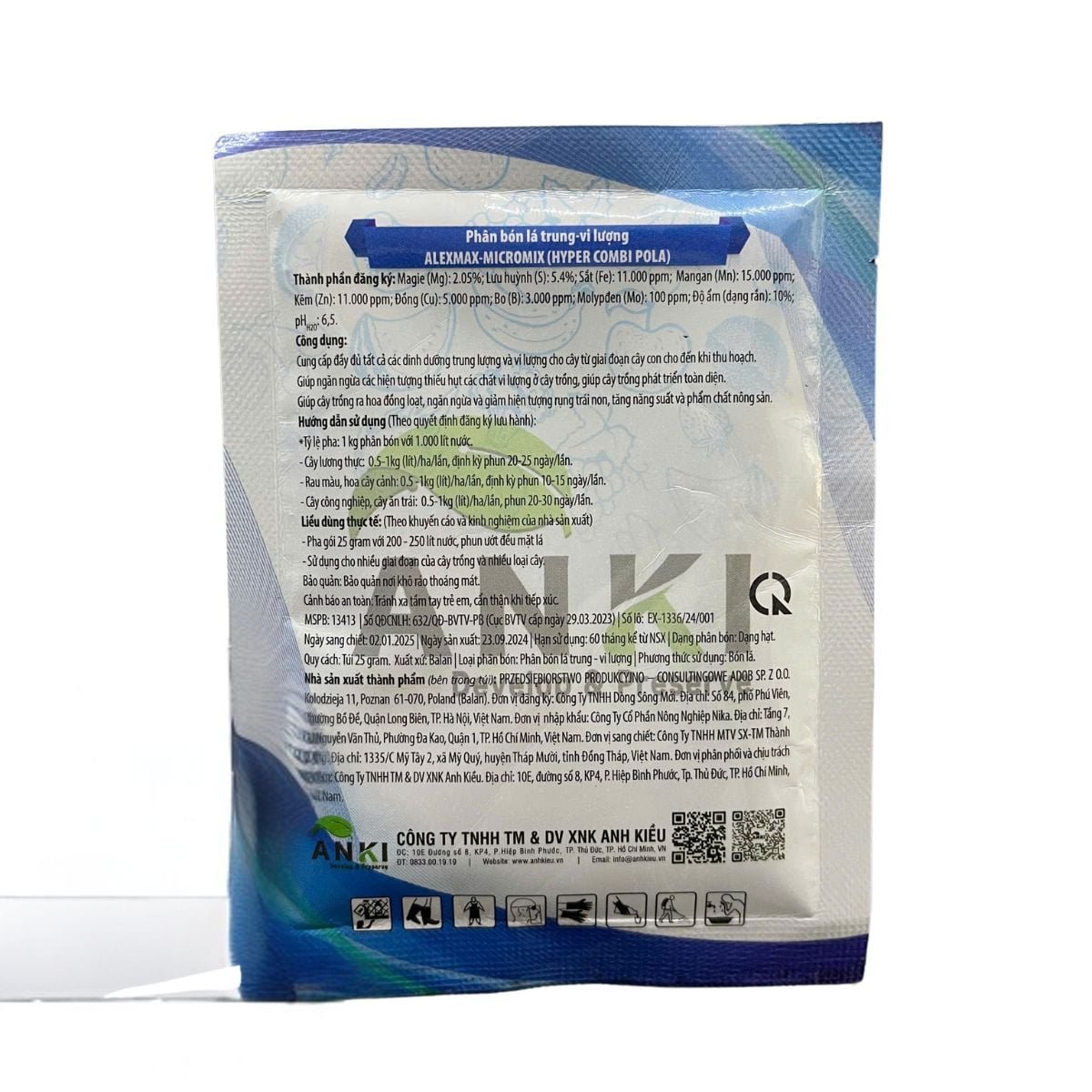 Phân bón trung vi lượng HYPER COMBI-POLA nhập khẩu từ Ba Lan – Gói 25 gram 3