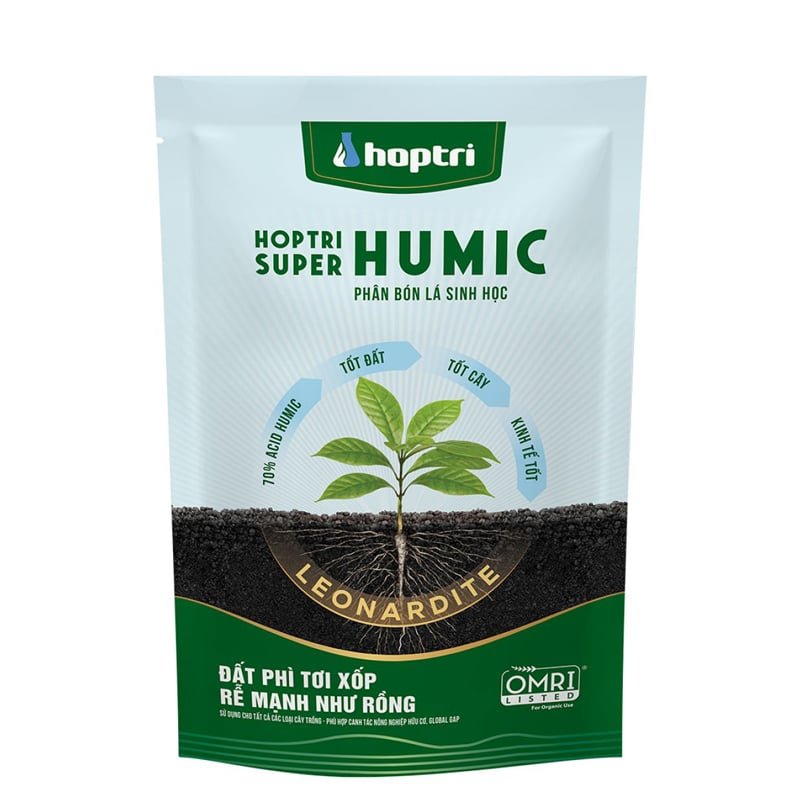 Phân Bón Lá Super Acid Humic Hợp Trí (1kg), Phân hữu cơ giúp ra rễ, cải tạo đất 3