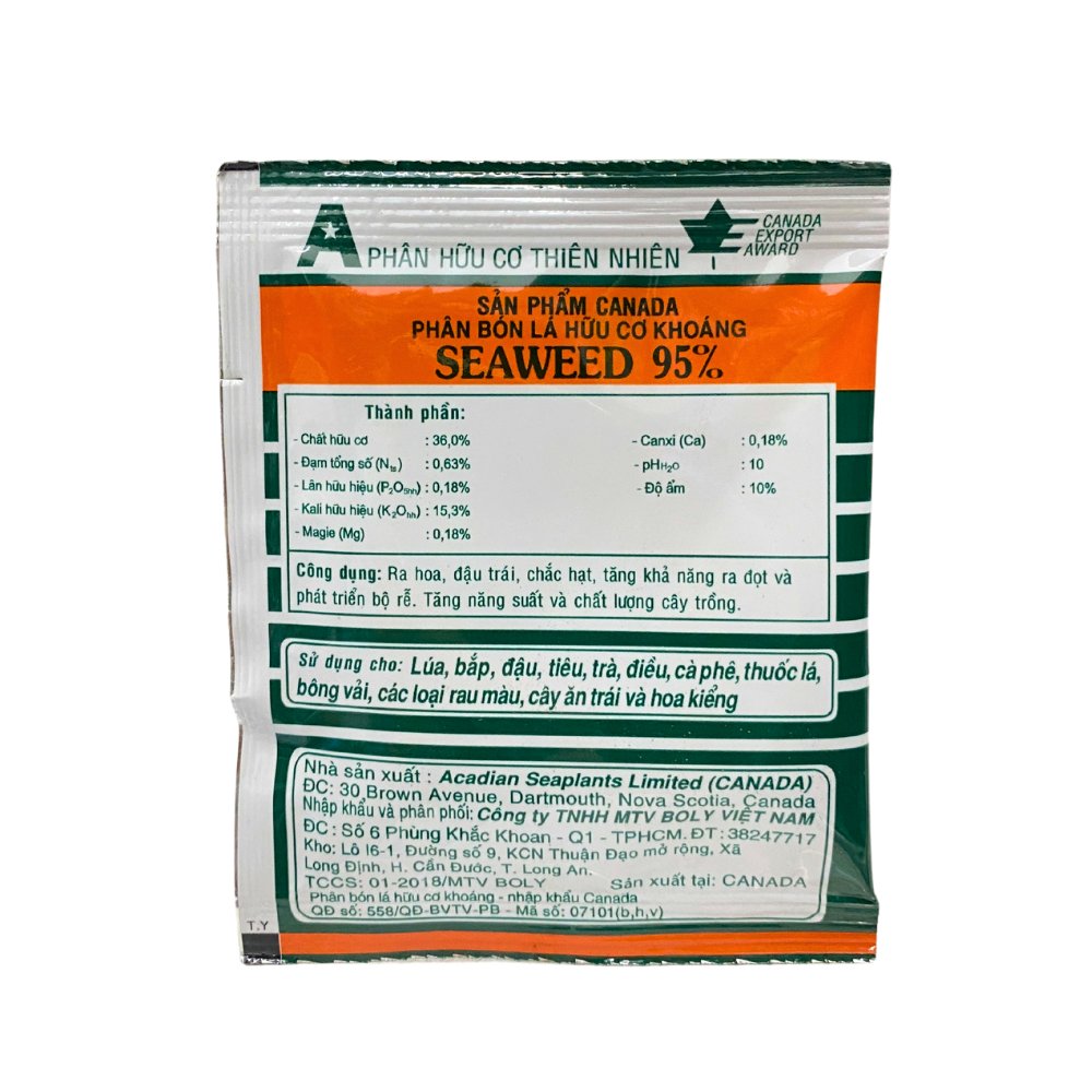 Phân Bón Lá Hữu Cơ SEAWEED – Rong Biển 95% 3