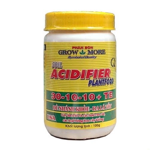 Phân bón lá Growmore Soil Acidifier 30-10-10+TE (100g) – Đẻ nhánh khỏe, xanh lá, tăng sức đề kháng cho cây trồng 3