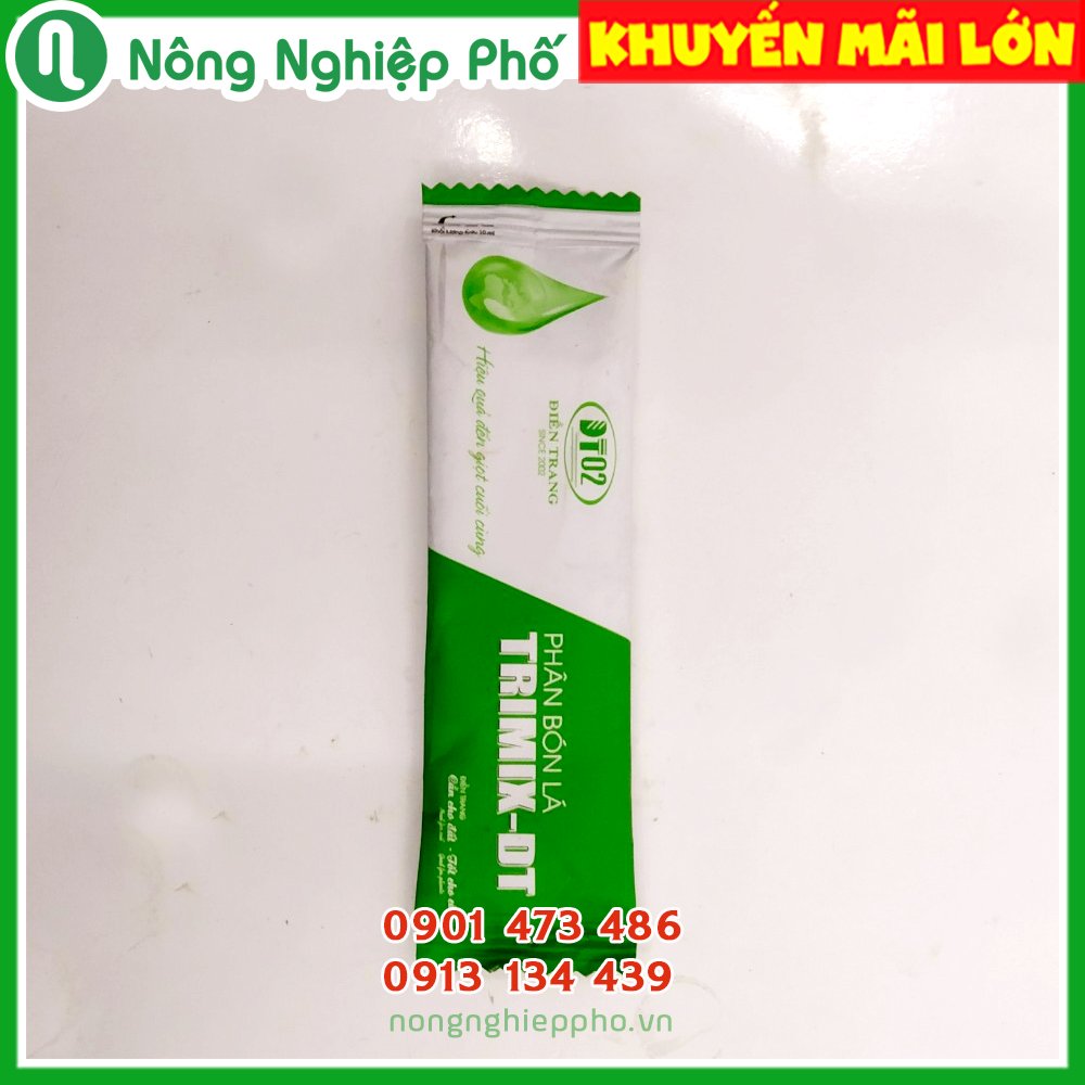 KM – Phân bón lá dạng lỏng TRIMIX-DT – Gói 10ml 2