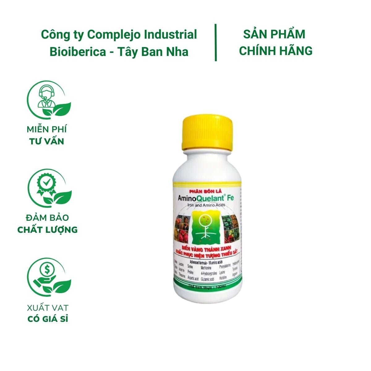 Phân bón lá bổ sung sắt ( Amino Quelant Fe ) – Giúp quả phát triển nhanh