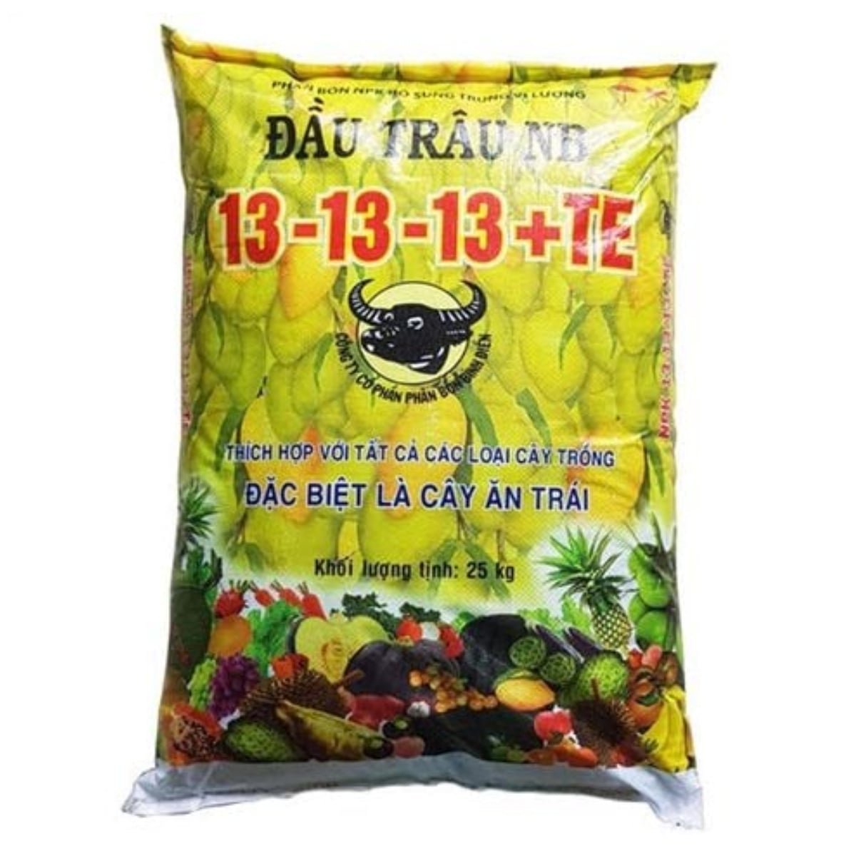 Phân bón đầu trâu NB 13-13-13+TE (25kg) – Chuyên dùng cho hoa, cây ăn quả 2