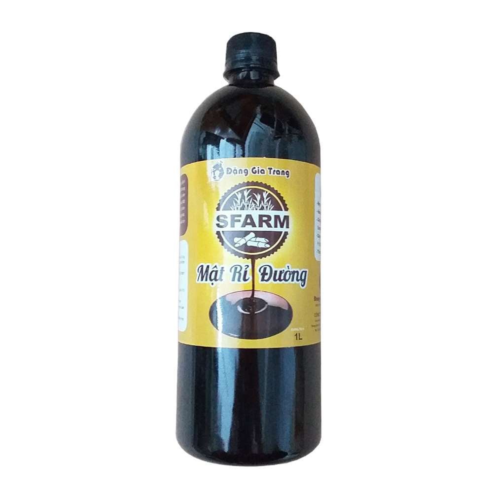 Mật rỉ đường SFARM (Chai 1 lít) – Nuôi cấy vi sinh, ủ phân bón và rác thải hữu cơ, xử lý nước thải, nông nghiệp, chăn nuôi 2