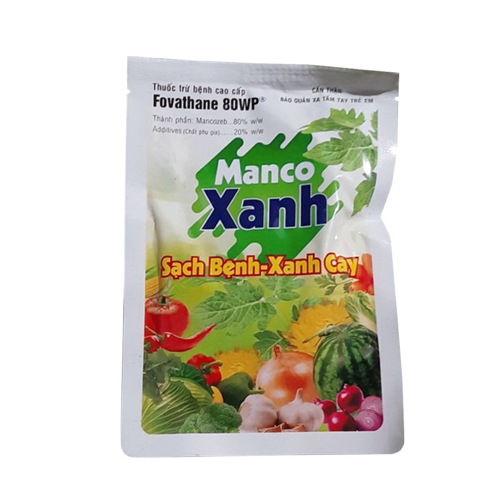 Thuốc trừ bệnh FOVATHANE 80WP Manco Xanh – Gói 100 gram