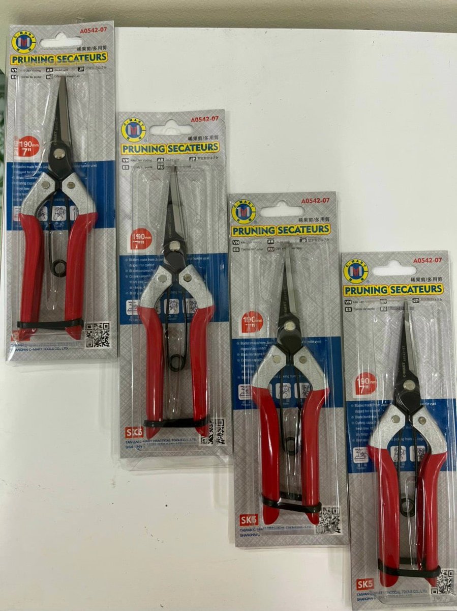 Kéo cắt cành đầu nhọn chính hãng C-mart A0542-07 2