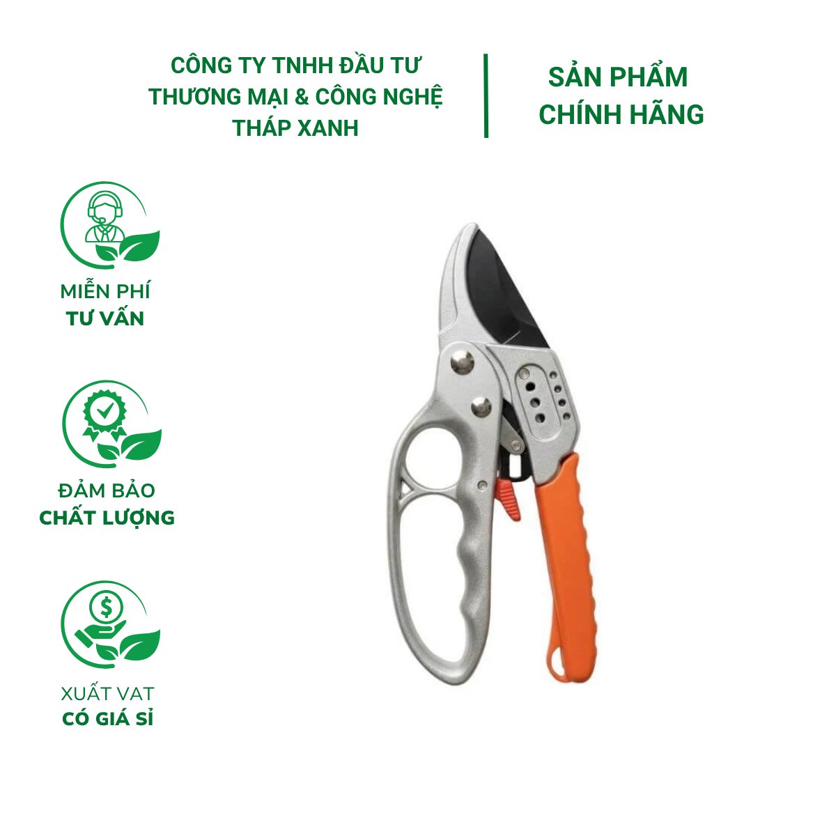 Kéo Cắt Tỉa Cành SK-8 – Kéo Cong Lực Thép SK5 Siêu Sắc