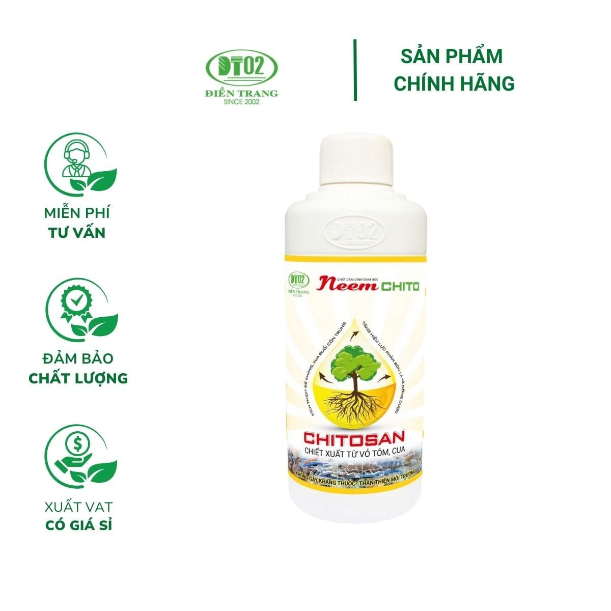 Hoạt chất sinh học Neem Chito – Phòng trừ nhện đỏ và bọ trĩ trên cây trồng