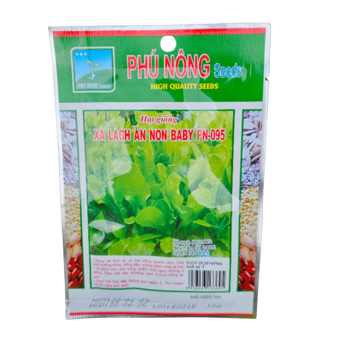 Hạt giống Xà lách ăn non baby PN 095 – Gói 10 gram