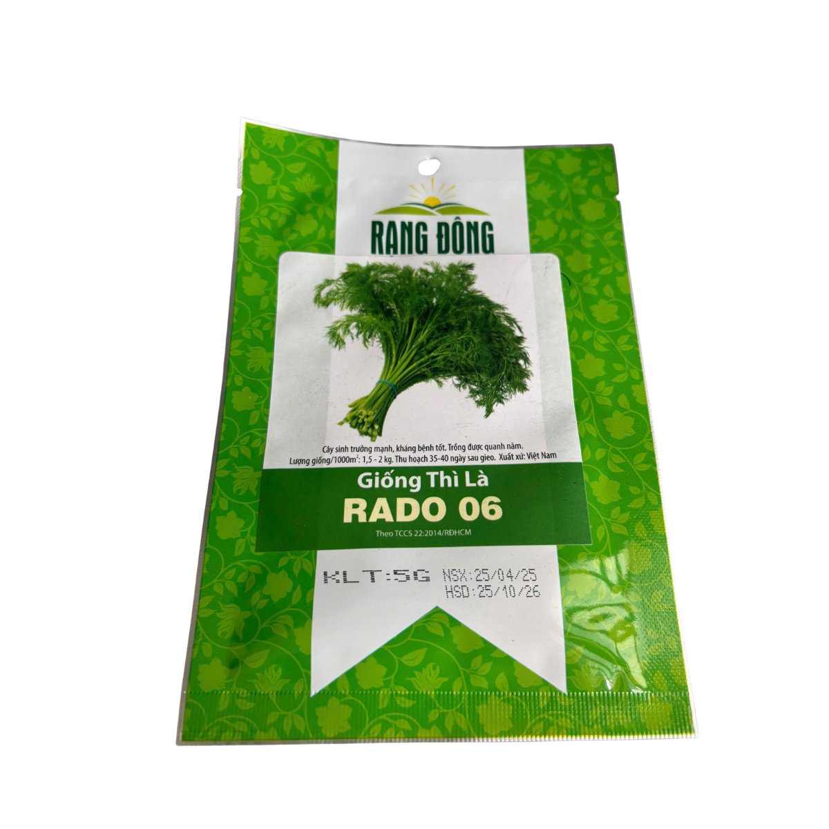 Hạt giống Thì là RADO 06 – Gói 5 gram 2