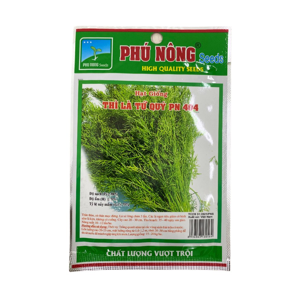 Hạt giống Thì Là Tứ Quý PN 404 – Gói 5 gram 2