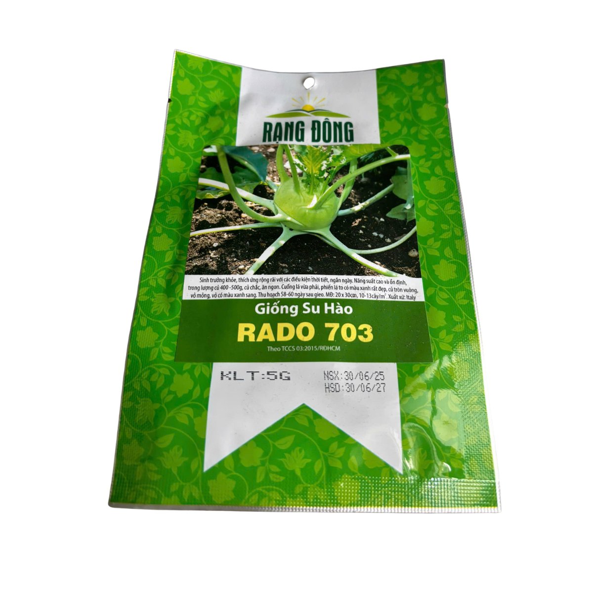 Hạt giống Su hào RADO 703 – Gói 5 gram 2