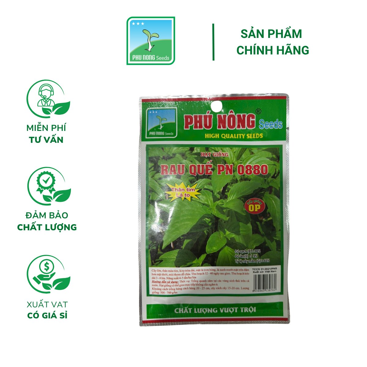 Hạt giống Rau Quế (Húng Quế) PN 0880
