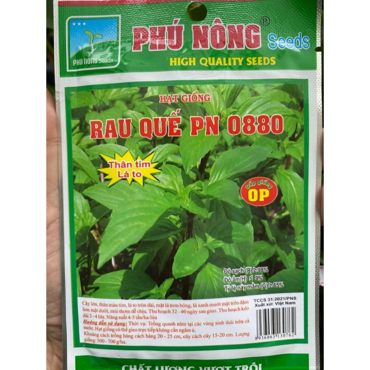 Hạt giống Rau Quế (Húng Quế) PN 0880 3