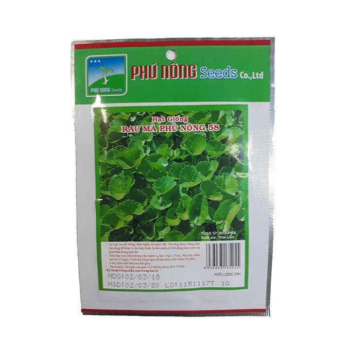 Hạt giống rau má PN 58 – Gói 1 Gram 2