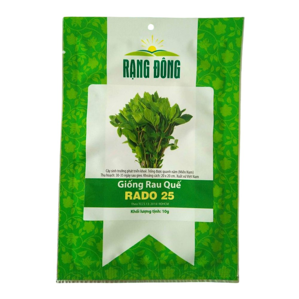 Hạt giống Rau húng quế lá to RADO 25 – Gói 10 gram 2