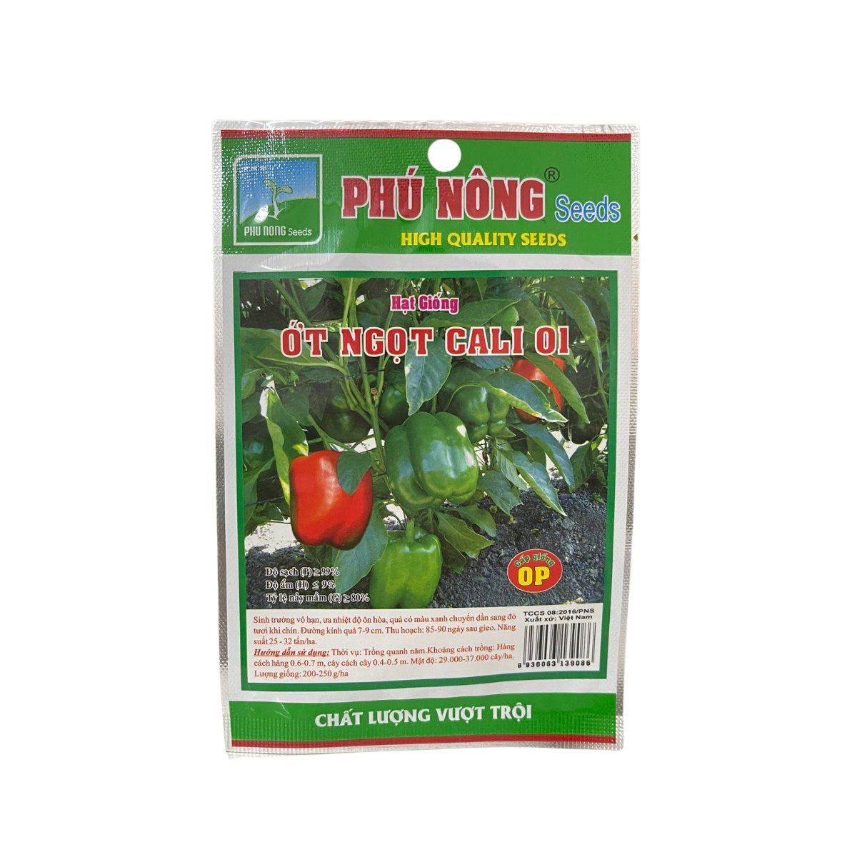Hạt giống Ớt ngọt Cali 01 – Gói 0.2 gram 2