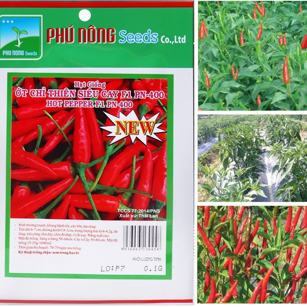 Hạt Giống Ớt Chỉ Thiên PN 168 3