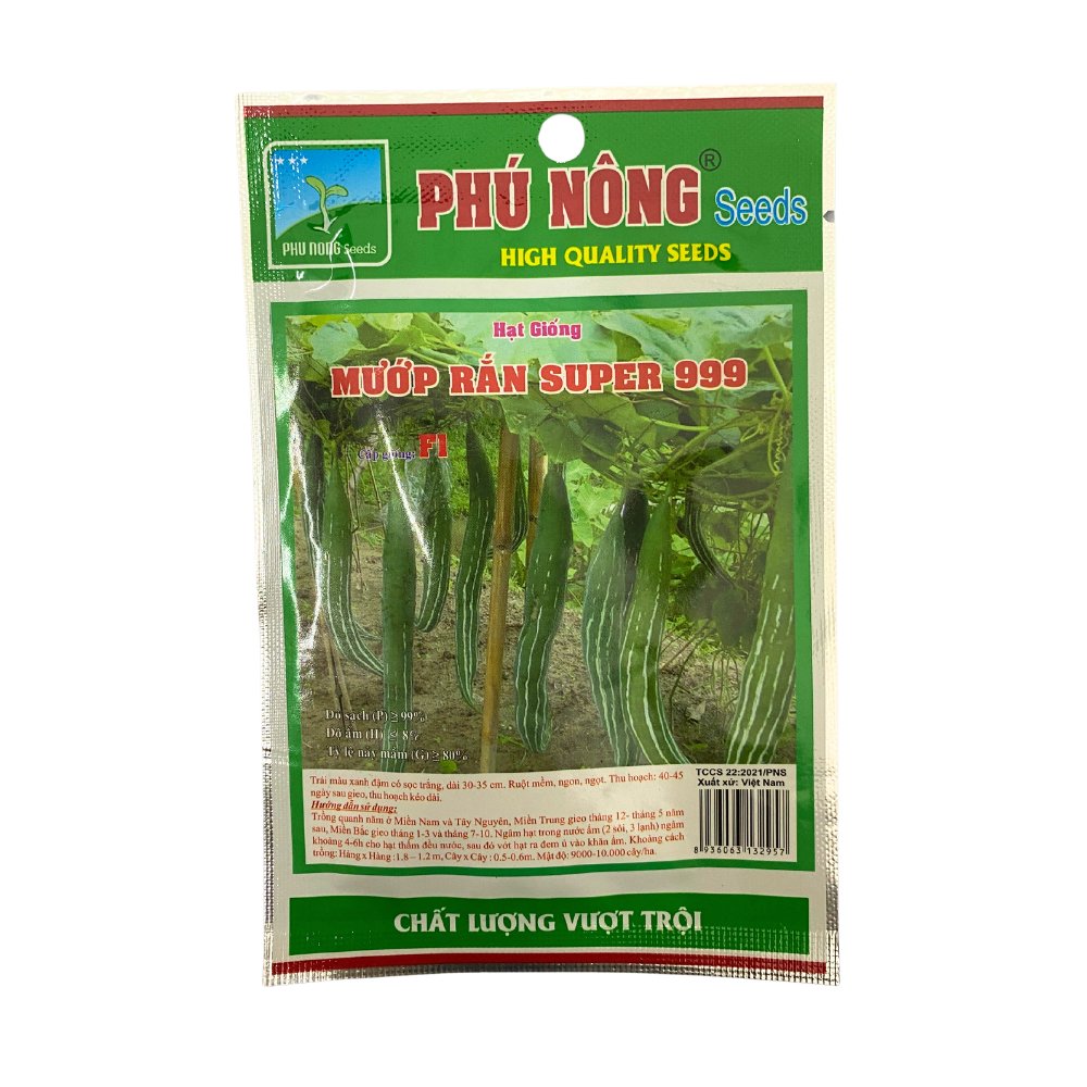 Hạt giống Mướp rắn SUPER 999 – Gói 2 gram