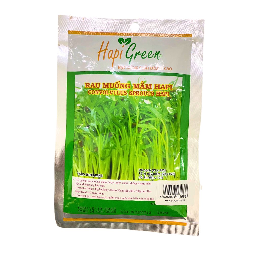 Hạt giống mầm rau muống HAPI PN – Gói 100 gram 2