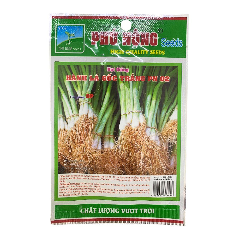 Hạt giống Hành lá gốc trắng PN 02 – Gói 2 gram 2