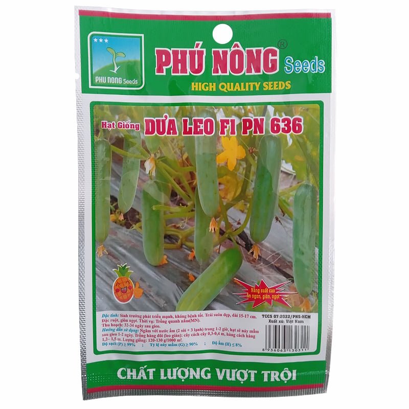 Hạt giống Dưa Leo Siêu Năng Suất PN – Gói 1 gram