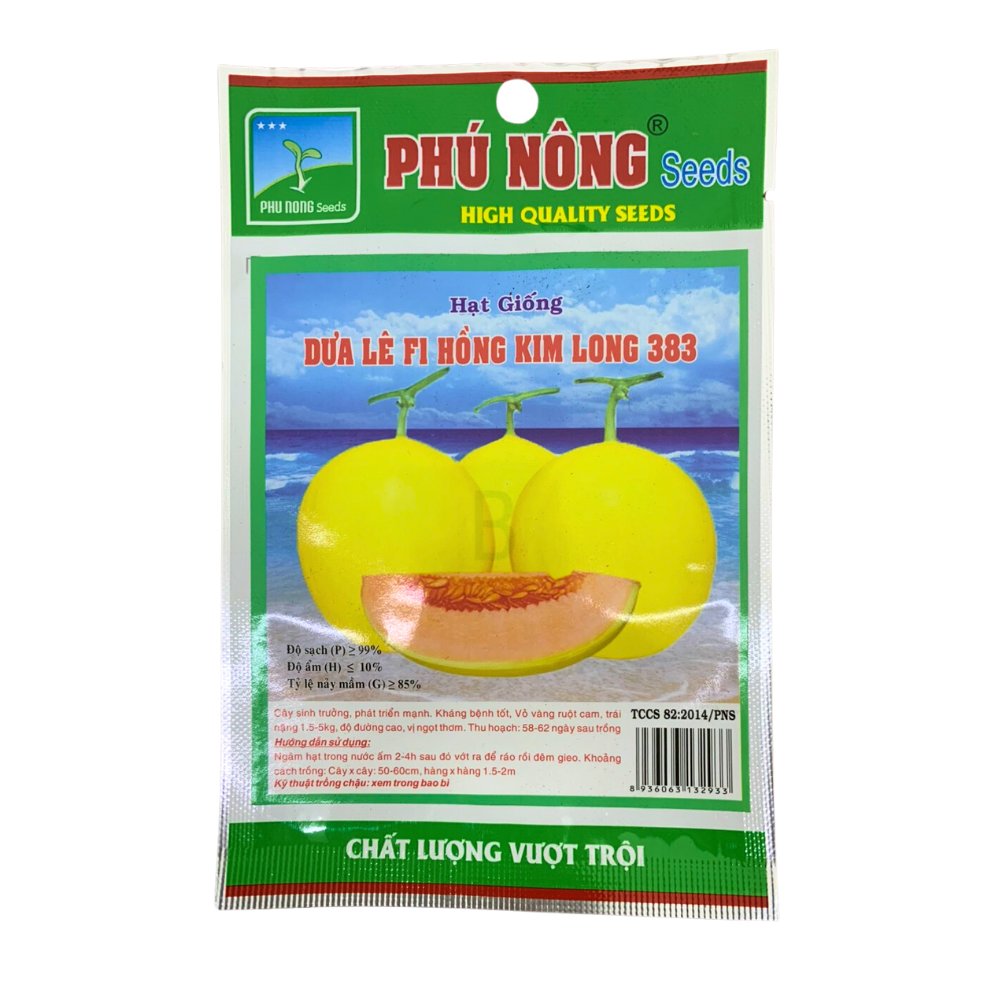 Hạt giống dưa lê F1 Hồng Kim Long PN 383 – Gói 10 hạt 2