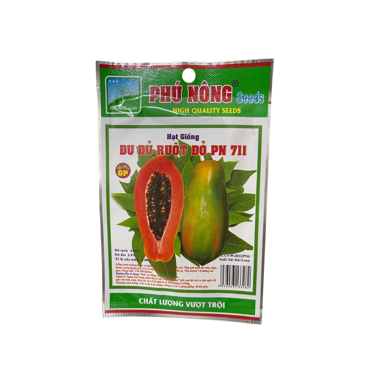 Hạt giống đu đủ ruột đỏ PN – Gói 10 hạt 2