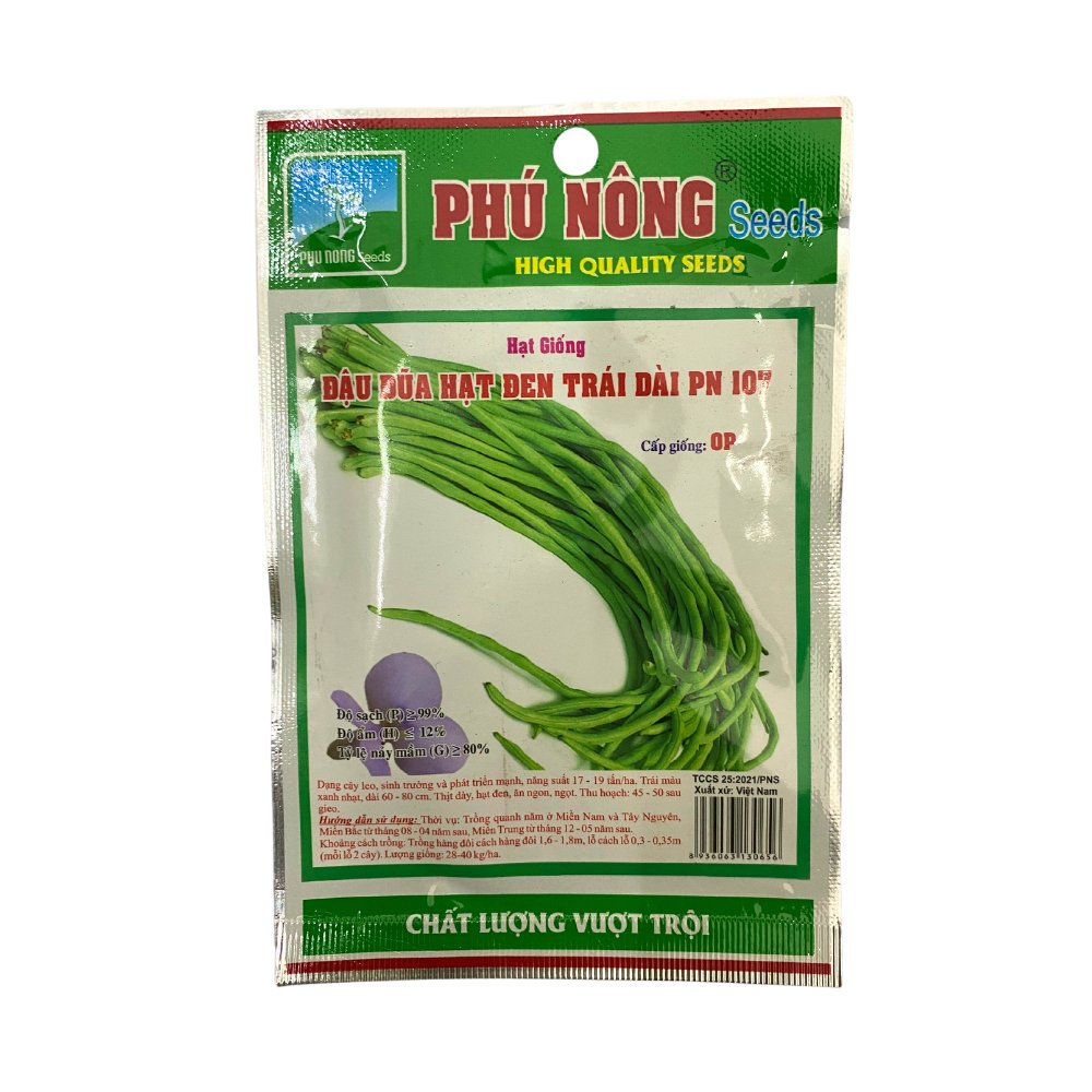 Hạt Giống Đậu Đũa Hạt Đen Trái Dài PN 09 – Gói 10 gram 2