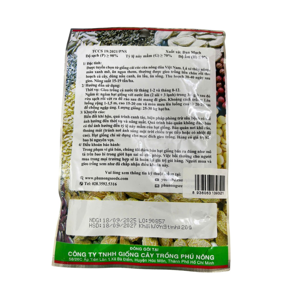 Hạt giống Cúc nếp Phú Nông – Gói 20 gram 3