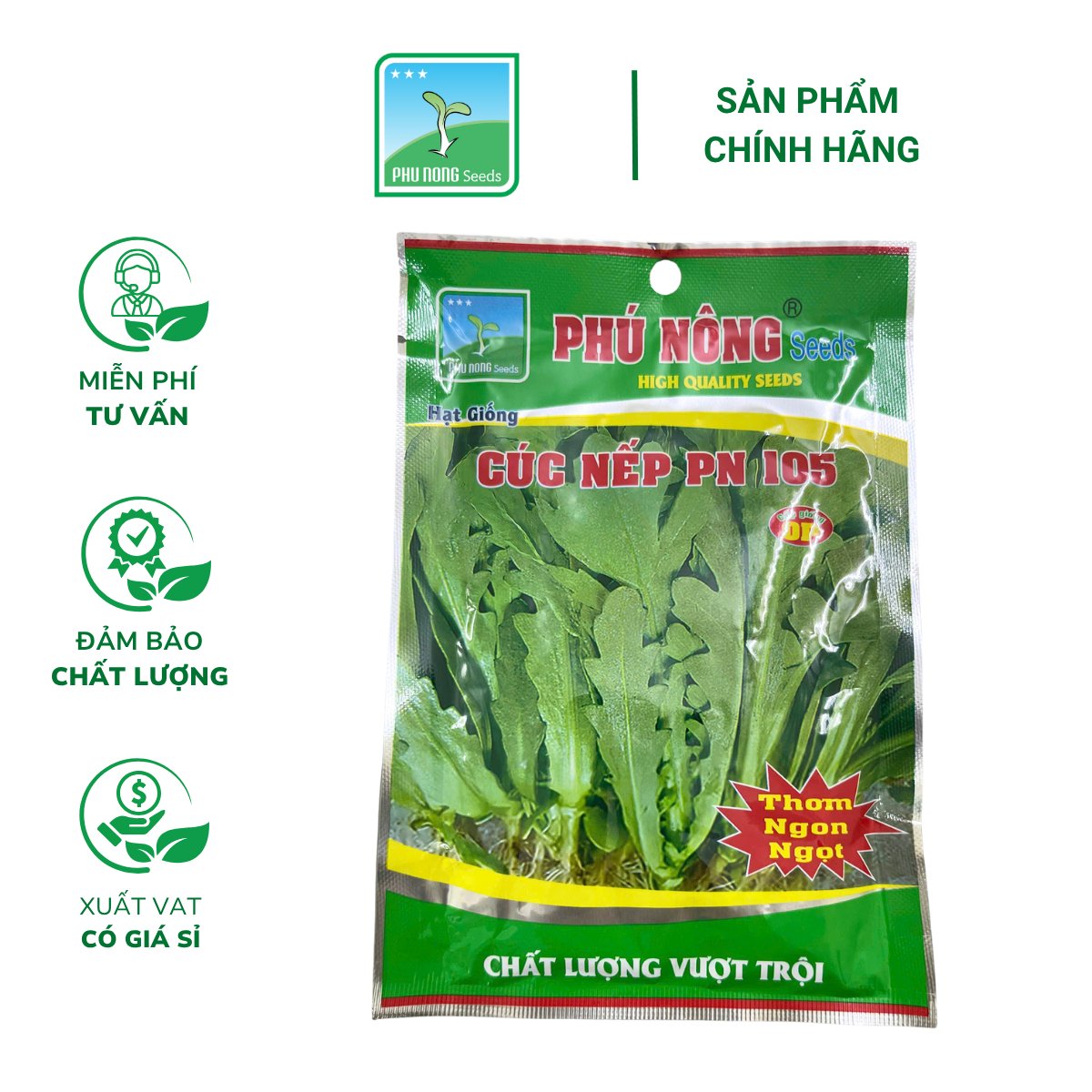Hạt giống Cúc nếp Phú Nông – Gói 20 gram