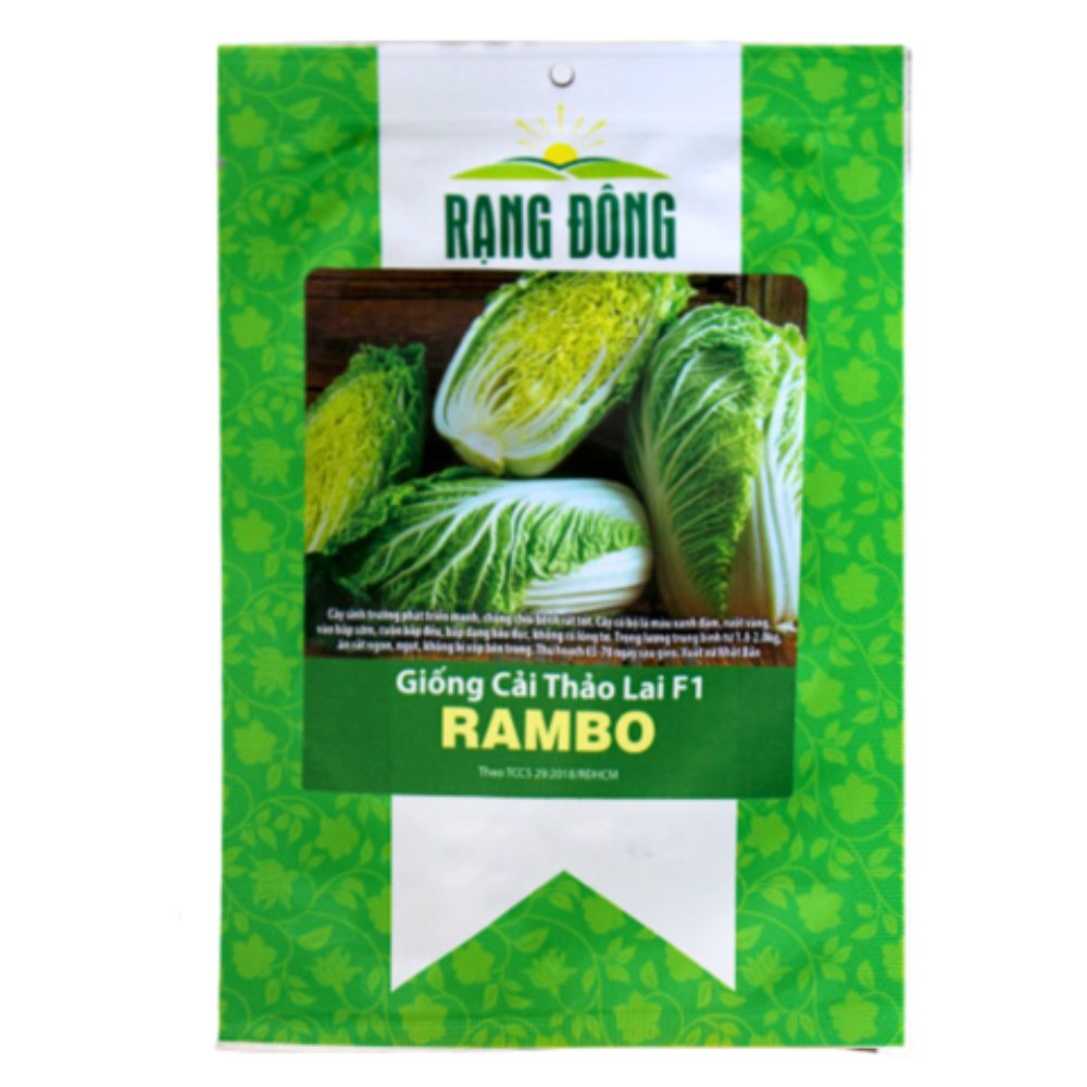 Hạt giống Cải Thảo RAMBO Rạng Đông – Gói 0.5 gram