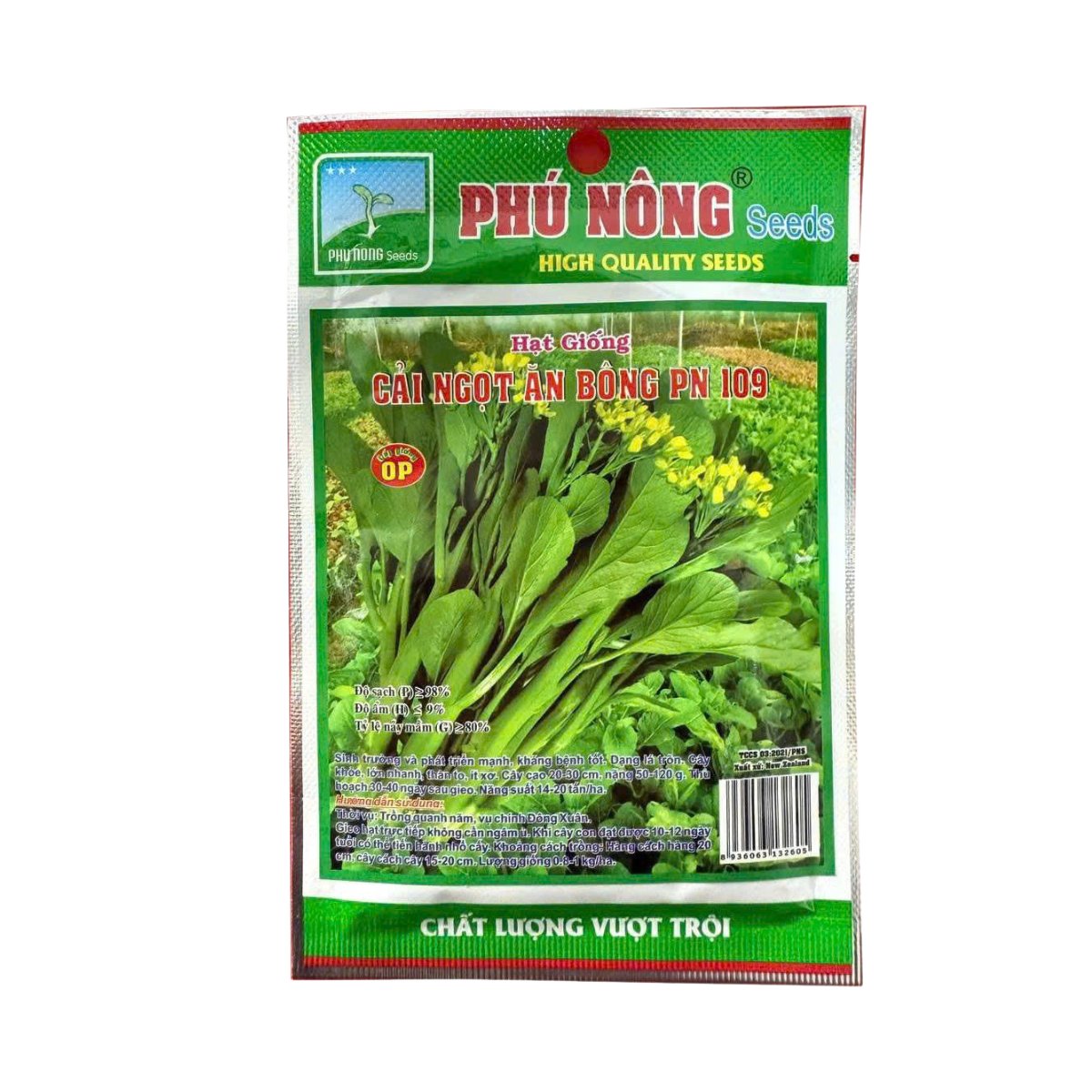 Hạt giống Cải Ngồng (Cải ngọt bông) PN 109 – Gói 20 gram 2