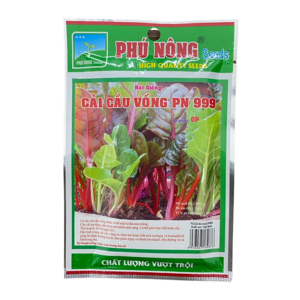 Hạt giống cải cầu vồng PN 999 – Gói 10 gram