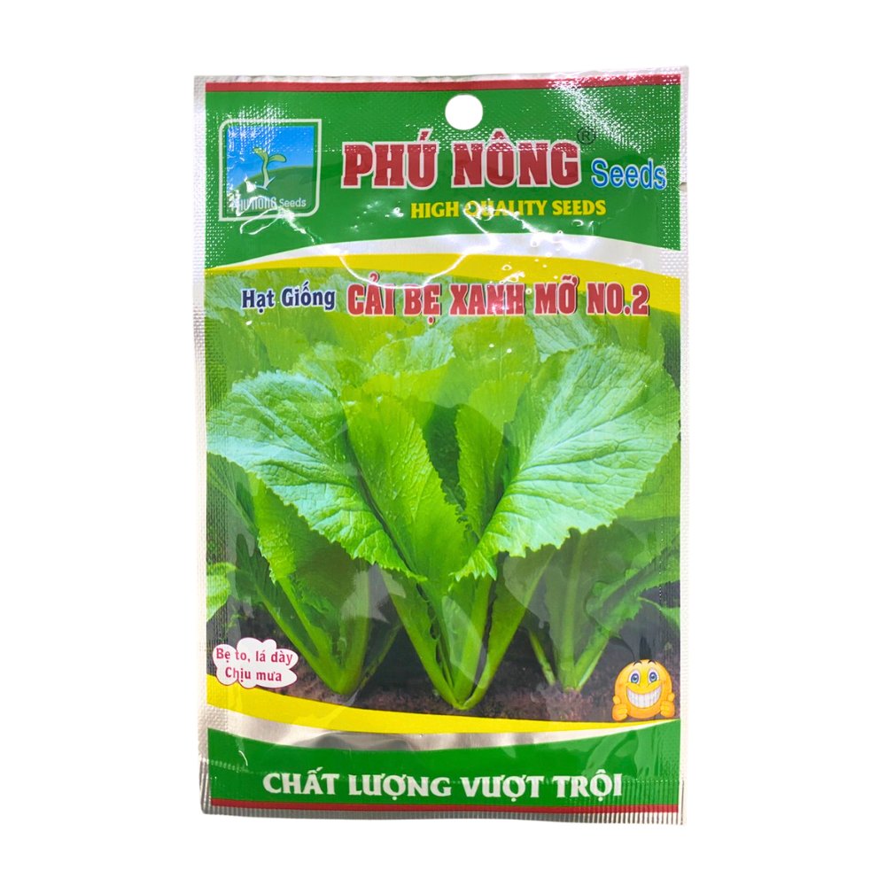 Hạt giống Cải bẹ xanh mỡ NO.2 Phú Nông 2