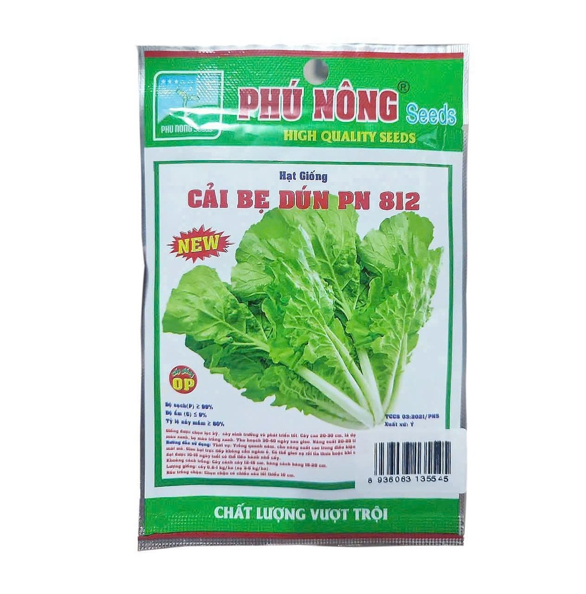 Hạt giống Cải bẹ dún PN 812 – Gói 10 gram 2